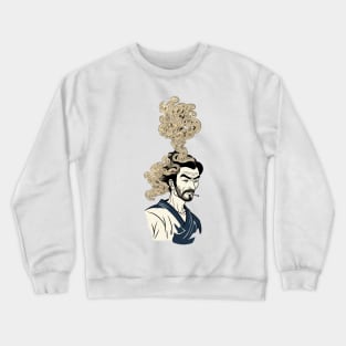 Smoking in Old Japan Crewneck Sweatshirt